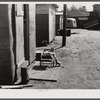 Shacks in a settlement of workers from Fort Bragg, North Carolina, near Manchester, North Carolina.