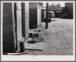 Shacks in a settlement of workers from Fort Bragg, North Carolina, near Manchester, North Carolina.