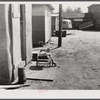 Shacks in a settlement of workers from Fort Bragg, North Carolina, near Manchester, North Carolina.