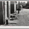 Shacks in a settlement of workers from Fort Bragg, North Carolina, near Manchester, North Carolina.