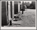 Shacks in a settlement of workers from Fort Bragg, North Carolina, near Manchester, North Carolina.