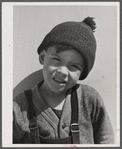 Child of a migratory construction worker living in a trailer settlement near Fort Bragg, North Carolina.