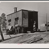 Trailer in a settlement for workers from Fort Bragg, near Manchester, North Carolina.