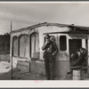 Construction worker from Fort Bragg. He lives in this homemade bunkhouse in Manchester, North Carolina.