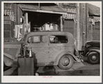 Outside a general store at Manchester, North Carolina. Near Fort Bragg, North Carolina.