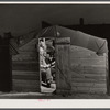 Bunkhouse in a settlement of construction workers who work at Fort Bragg. Near Fayettevellie, North Carolina.