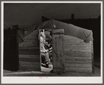 Bunkhouse in a settlement of construction workers who work at Fort Bragg. Near Fayettevellie, North Carolina.