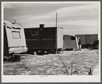 Trailer camp for construction workers at Fort Bragg. Near Fayetteville, North Carolina.