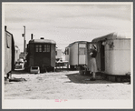 In a trailer camp of migrants working at Fort Bragg. Near Fayetteville, North Carolina.