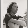 Wife of a construction worker from Camp Croft. They live in a trailer camp near Spartanburg, South Carolina.
