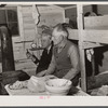 Migratory workers who work at Fort Bragg in bunkhouse where several of them live near Spartanburg, South Carolina.