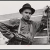 Landowner who was moving some of his property out of the Camp Croft area. Near Spartanburg, South Carolina.
