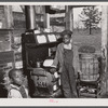 Children of a relocated Santee-Cooper family in their "new" home near Bonneau, South Carolina.