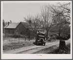 Negro family moving out of the Camp Croft area. Near Whitestone, South Carolina.