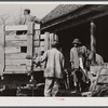 Negro family moving out of the Camp Croft area. Near Whitestone, South Carolina.