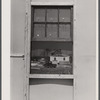 Prefabricated houses being built to house some of the farmers who had to move out of the Camp Croft area. Pacolet, South Carolina.