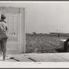 Assembling walls on prefabricated house at the FSA (Farm Security Administration) project in Pacolet, South Carolina for farmers moved out of the Camp Croft area.