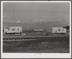 Prefabricated houses being built near Pacolet, South Carolina by FSA (Farm Security Administration) for farmers moved out of the Camp Croft area.