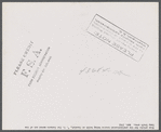 Blueprints for the prefabricated houses being built at Pacolet, South Carolina for farmers moved out of the Camp Croft area.