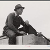 Tenant farmer who has to move out of the Camp Croft area. Near Pacolet, South Carolina.