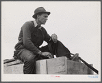 Tenant farmer who has to move out of the Camp Croft area. Near Pacolet, South Carolina.
