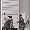 Putting up a wall in one of the prefabricated houses being built at Pacolet, South Carolina for farmers moved out of Camp Croft area.