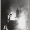 The electric furnace in the foundry at the Farrell-Birmingham Corporation. Ansonia, Connecticut.