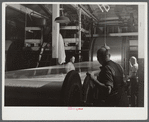 Preparing rayon thread at the Denomah Mills, Taftville, Connecticut. Makers of rayon and cotton cloths.