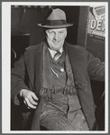 Portrait of Mr. Fred Abbey. He commutes from Portland and works at Bath Iron Works, Maine.