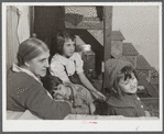 Wife and children of Manuel Almeida, Portuguese, FSA (Farm Security Administration) client and truck gardener. Little Compton, Rhode Island.