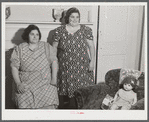 Mrs. Botello and her sister, Portuguese FSA (Farm Security Administration) clients. Portsmouth, Rhode Island.