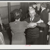 At a Saturday night square dance in Clayville, Rhode Island.