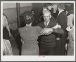 At a Saturday night square dance in Clayville, Rhode Island.