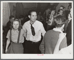 At a Saturday night square dance in Clayville, Rhode Island.