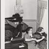 Music for the Saturday night square dances in Clayville, Rhode Island, is provided by this school teacher from a neighboring town and her son. They are also available for parties and weddings.