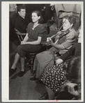 Music for the Saturday night square dances in Clayville, Rhode Island, is provided by this school teacher from a neighboring town and her son. They are also available for parties and weddings.