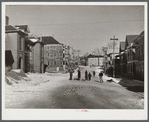 Children sledding in Haverhill, Massachusetts.
