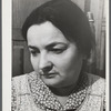 Mrs. Anthony Forgetta, Italian. Her husband and daughter work at the mill nearby all thru the winter (when they can) and during the summer everyone works on the small vegetable farm they run in Andover, Massachusetts.