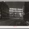 Textile mill working all night in Lowell, Massachusetts.