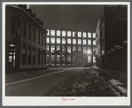 Textile mill working all night in Lowell, Massachusetts.