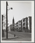 A street in New Bedford, Massachusetts.