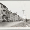 Street in the working class section in New Bedford, Massachusetts.