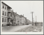 Street in the working class section in New Bedford, Massachusetts.