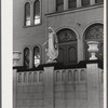 Madonna in front of church. New Bedford, Massachusetts.