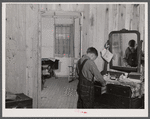 Inside the new prefabricated home of Levy Usher at Hazlehurst Farms Inc., Hazelhurst, Georgia.