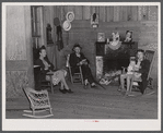 One of the few remaining families in the Hinesville Army camp area. Near Hinesville, Georgia.