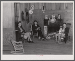 One of the few remaining families in the Hinesville Army camp area. Near Hinesville, Georgia.