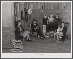 One of the few remaining families in the Hinesville Army camp area. Near Hinesville, Georgia.