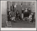 One of the few remaining families in the Hinesville Army camp area. Near Hinesville, Georgia.