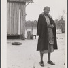 [Black] woman who was still living in the Hinesville Army camp area and having no plans for the future. Near Hinesville, Georgia.